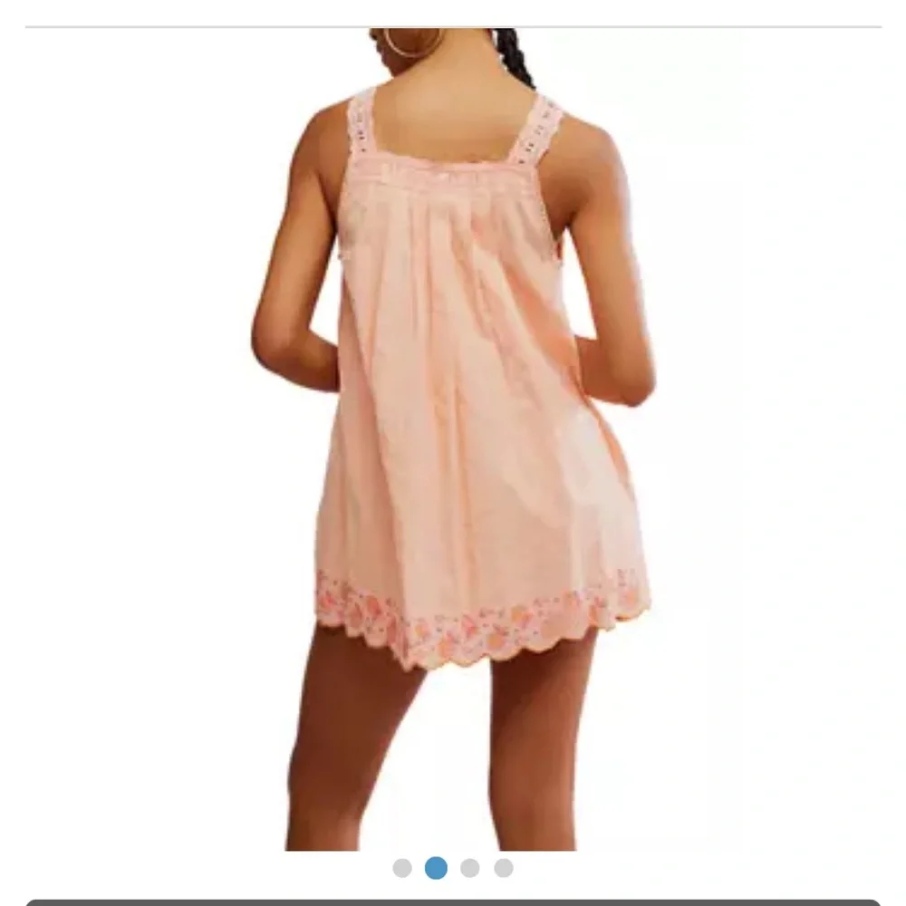 NWT FREE PEOPLE Latecia Embroidered mini dress - Picture 2 of 4